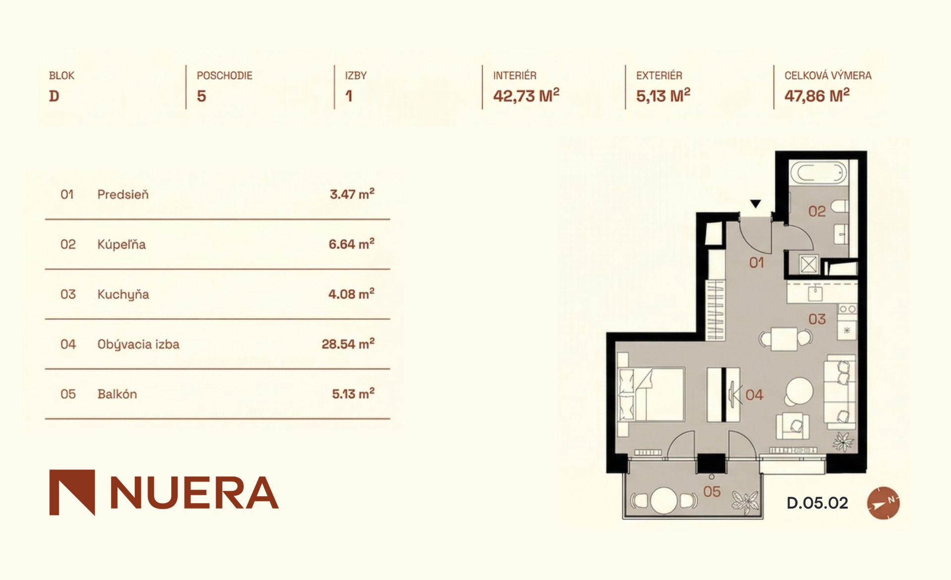 Sale One bedroom apartment, One bedroom apartment, Súkennícka, Bratisl