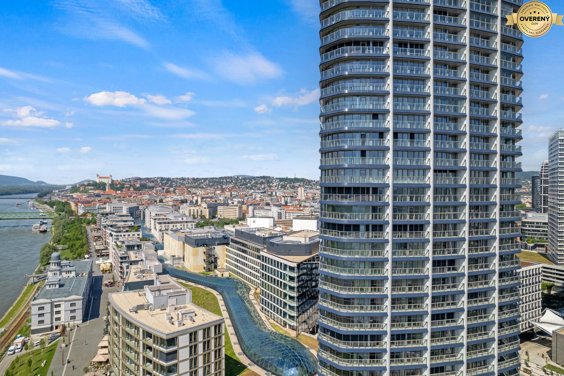 NUERA︱EUROVEA TOWER - Penthouse 3-bed. apt. Danube view, 44th
