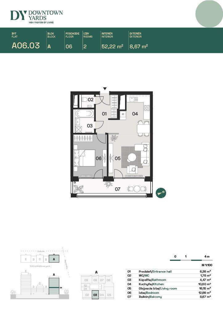 Sale One bedroom apartment, One bedroom apartment, Košická, Bratislava