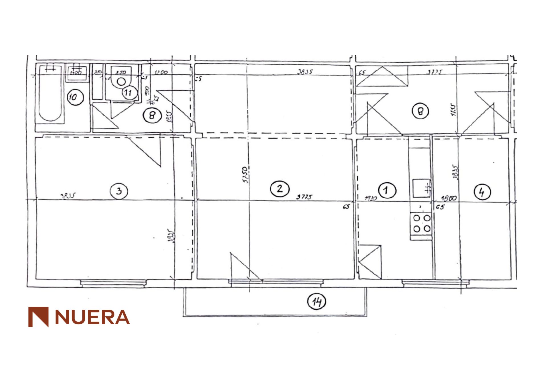 NUERA︱-  Reconstructed 2,5 room apartment, Haburska, Bratislava