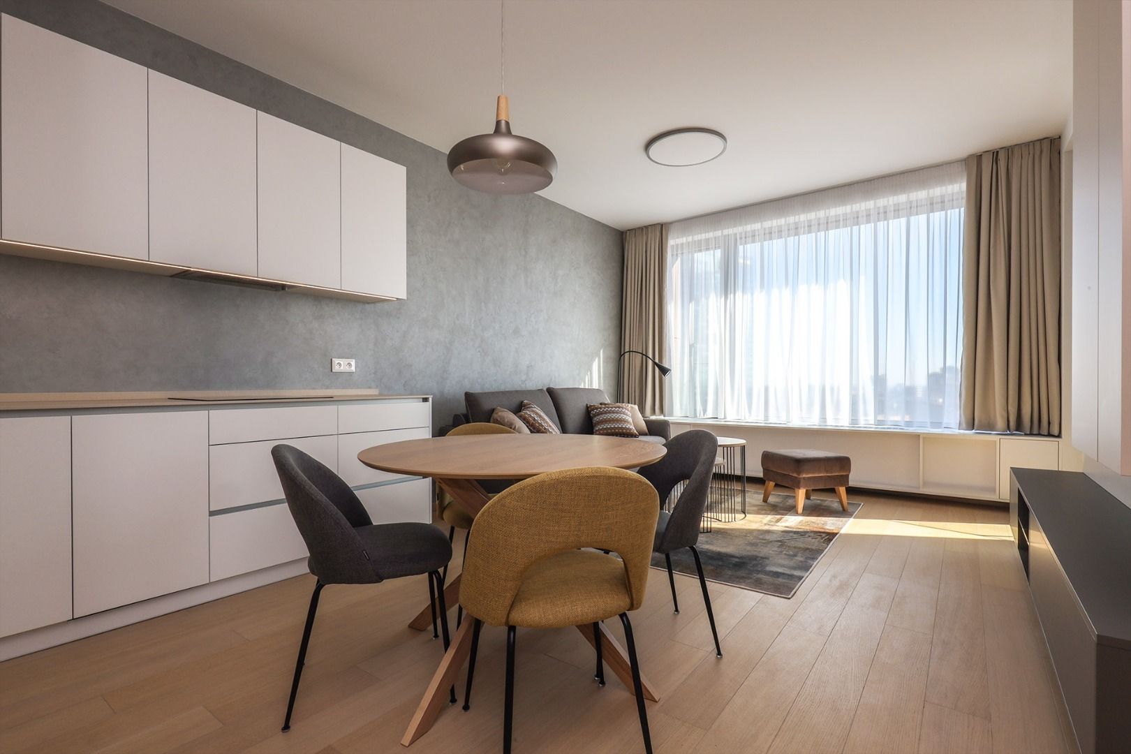 NUERA I SKY PARK Luxury 2-room apartment on 15th floor, tower 3